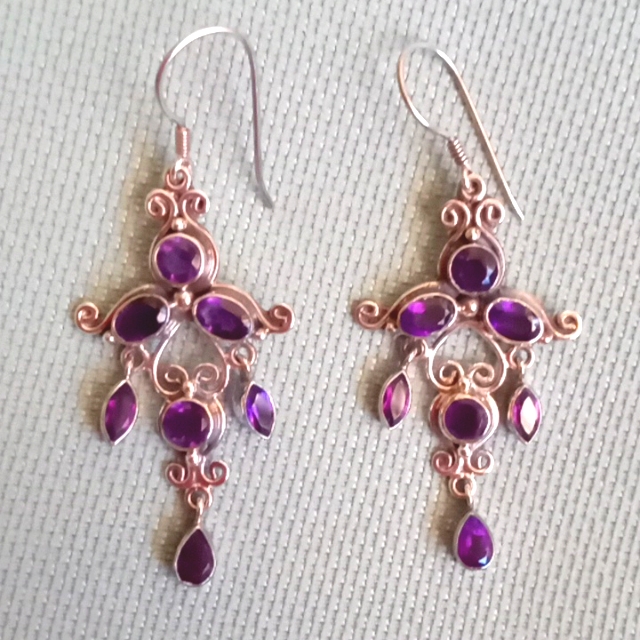 Bali Legacy Amethyst Chandelier Earring's